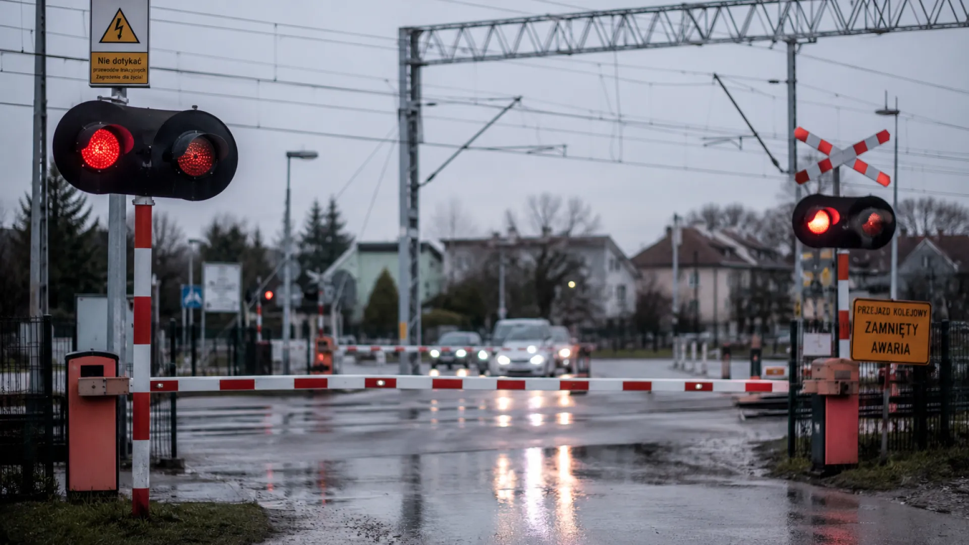 zamknięcie przejazdu kolejowego w Tarnowie Opolskim